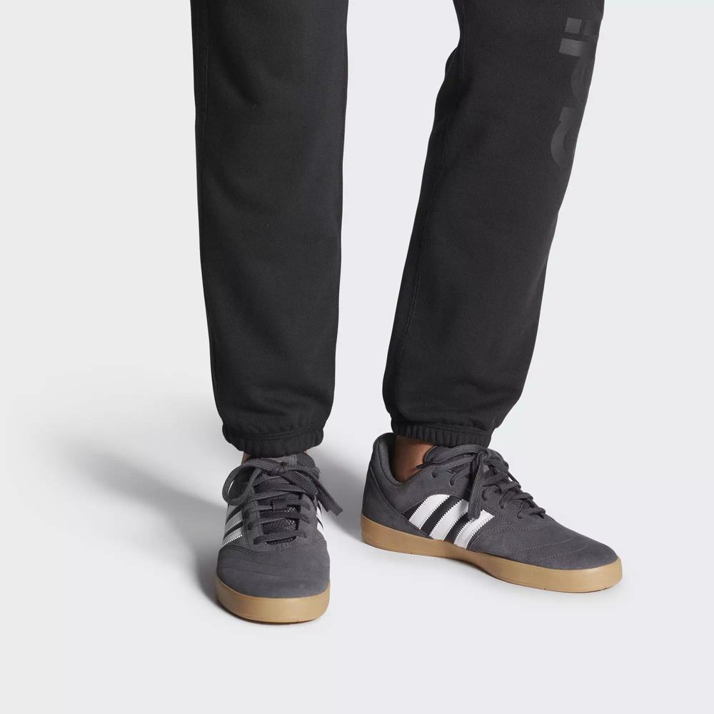 Adidas Suciu ADV II Tenis Para Skate Grises Para Hombre (MX-57482)